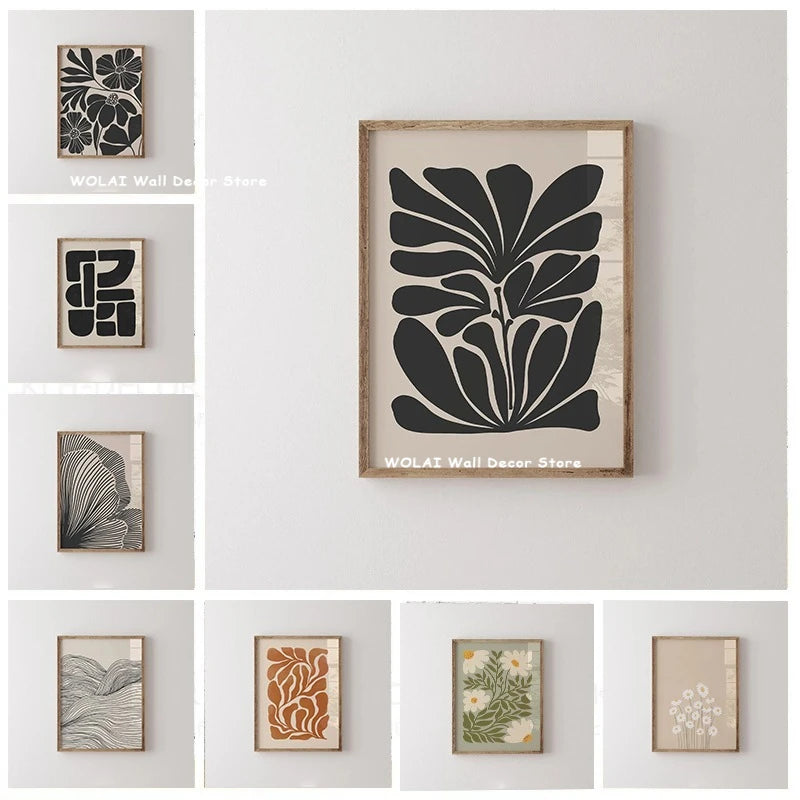 Abstract Moody Plant Art