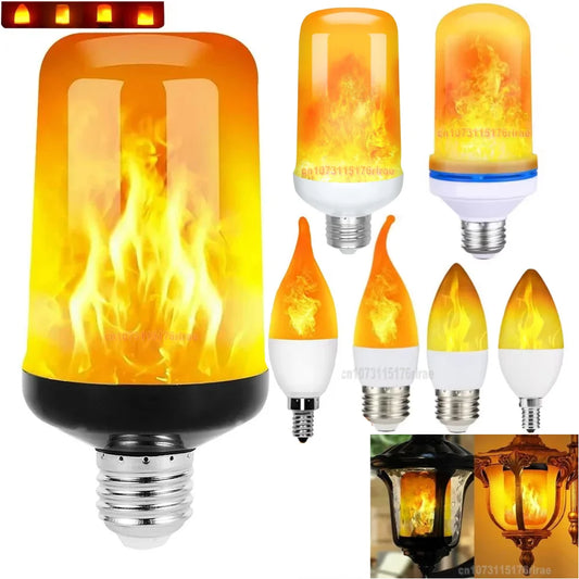 LED Flame Effect Light Bulb
