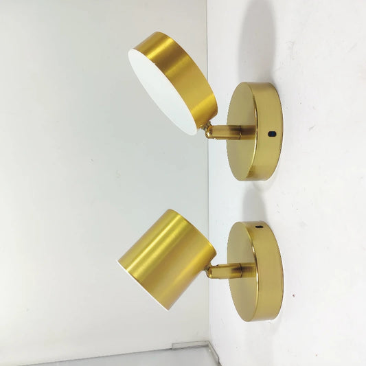 Nordic Luxury Gold Wall Light – Rotatable LED Wall Lamp for Bedroom, Dining Room & Foyer