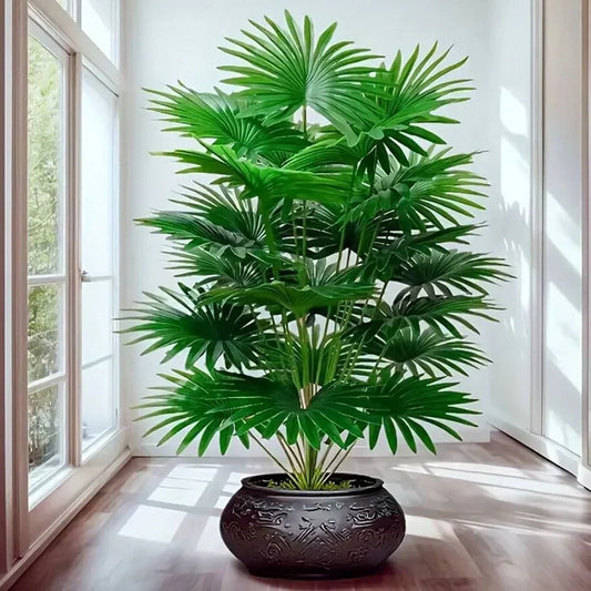 Large Artificial Fan-Leaf Sunflower Tree