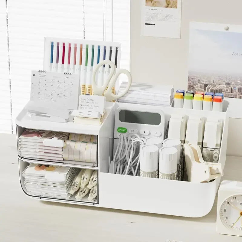 Desktop Storage Box with Drawers