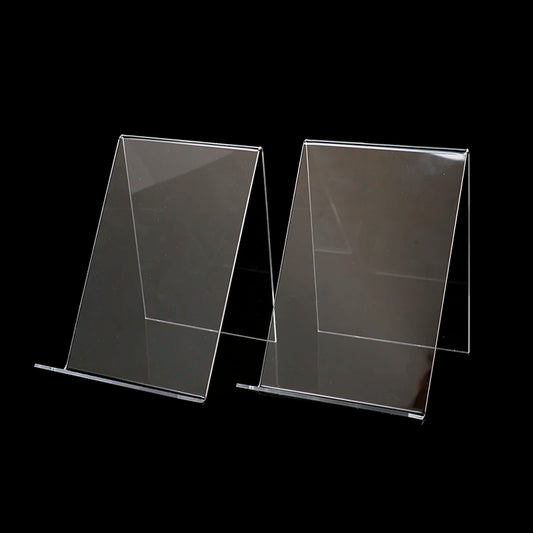 Acrylic Book Stand Display Holder – Transparent
