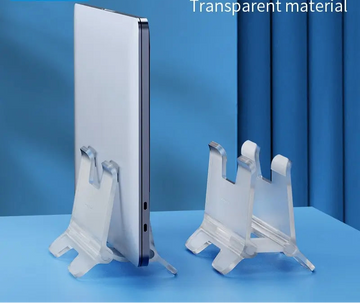 Hagibis Vertical Laptop Stand – Transparent