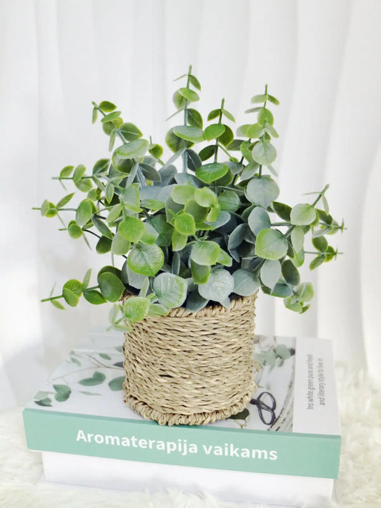 Artificial Eucalyptus Potted Plant