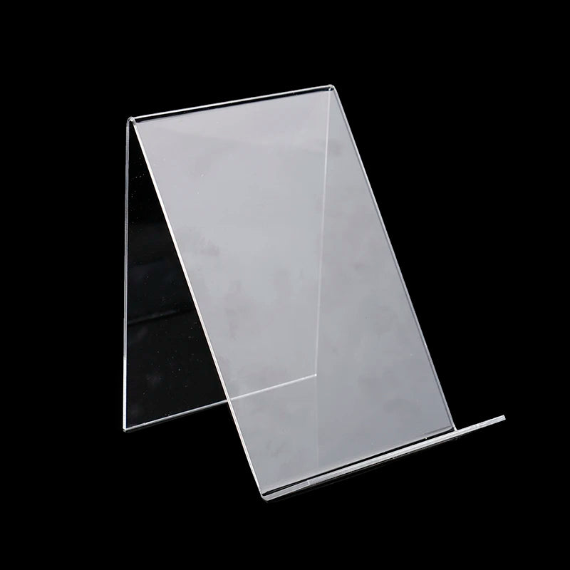 Acrylic Book Stand Display Holder – Transparent