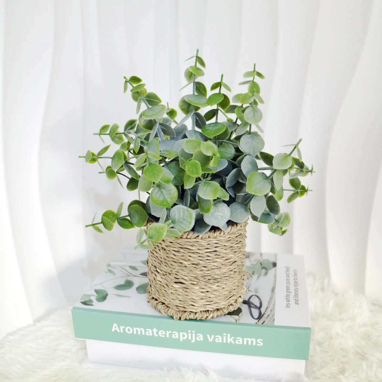 Artificial Eucalyptus Potted Plant