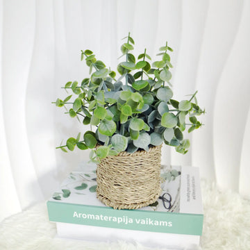 Artificial Eucalyptus Potted Plant