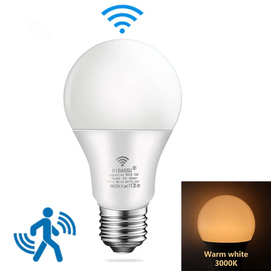 PIR Motion Sensor LED Bulbs (6 Pack)