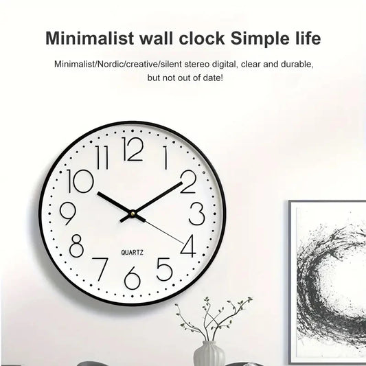 Silent Quartz Wall Clock