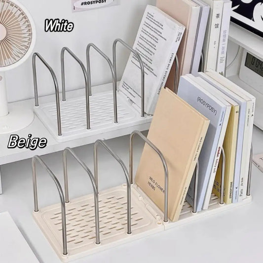 Desktop Bookshelf & Magazine Storage Rack