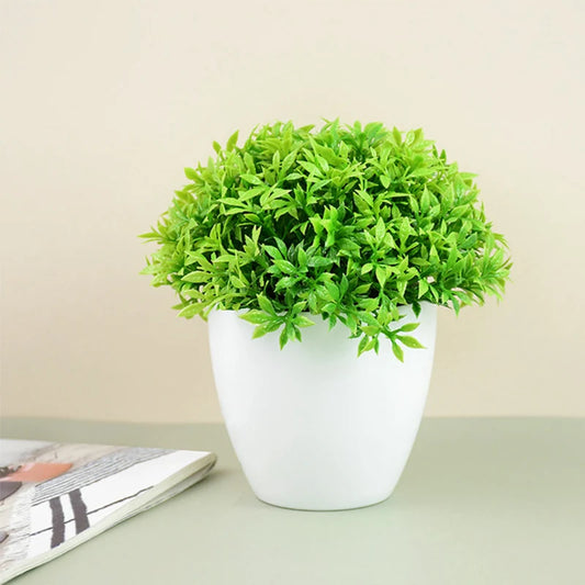 Artificial Green Bonsai Potted Plant