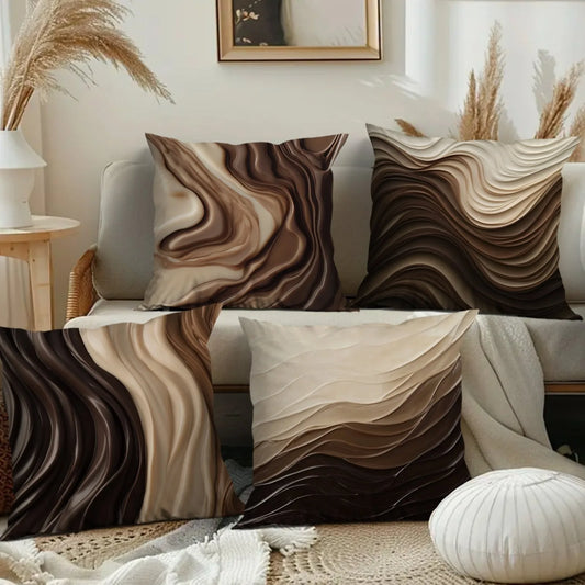 Abstract Texture Cushion Cover