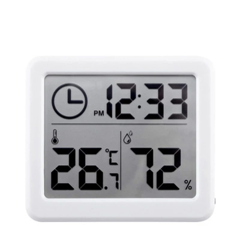 Digital Desk Clock with Temperature & Humidity