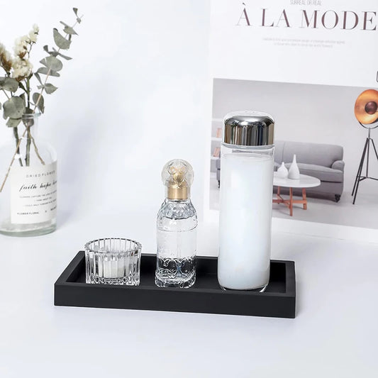 Silicone  Dispenser Tray – Bathroom Vanity & Countertop Storage