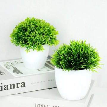 Artificial Green Bonsai Potted Plant