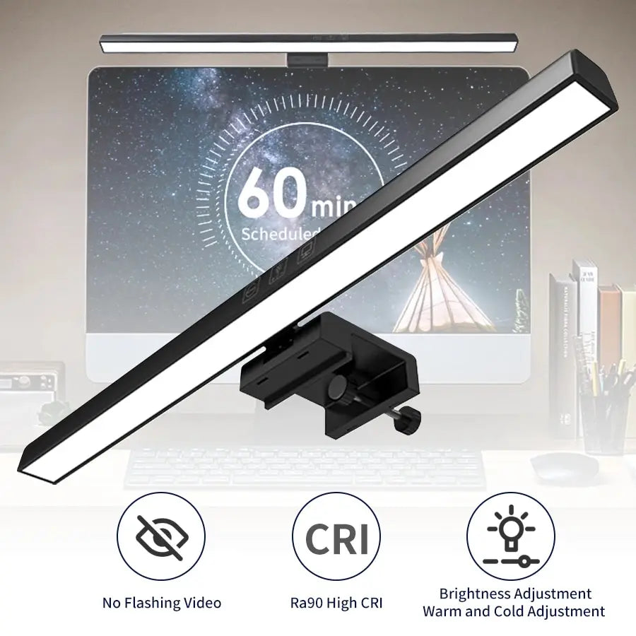 LED Desk Monitor Light Bar – USB Powered Dimmable Screen Lamp for Office & Study