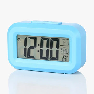Bedside Table Digital Alarm Clock – Date, Temperature & Night Light
