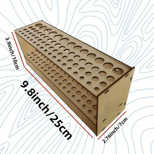 Slot Premium Wooden Brush Holder