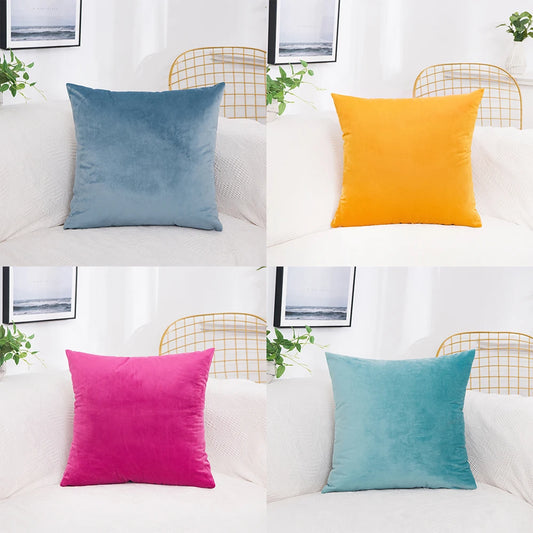 Velvet Decorative Cushion Cover