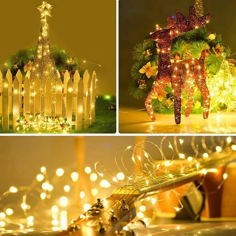 Copper Wire LED Fairy String Lights